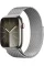 Apple Watch Series 9 GPS + LTE 41mm Silver Stainless Steel Case with Silver Milanese Loop